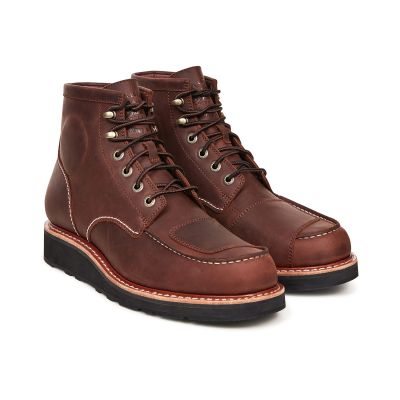 CHAUSSURES INDIAN HOMME "MEN'S MOC TOE BOOT BROWN"