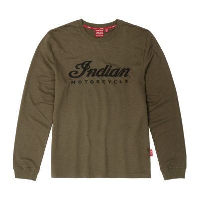 INDIAN MOTORCYCLE T-SHIRT MANCHES LONGUES HOMME "LOOPBACK SCRIPT" 2023