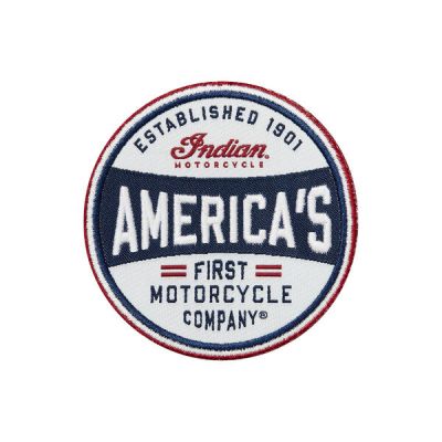 INDIAN MOTORCYCLE PATCH "AMERICA FIRST'S" 2023