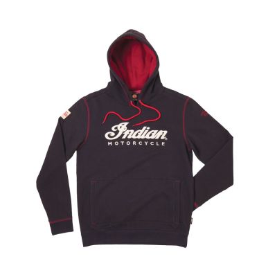 SWEAT A CAPUCHE INDIAN HOMME "MEN'S BLACK IMC HOODIE BY INDIAN MOTORCYCLE"