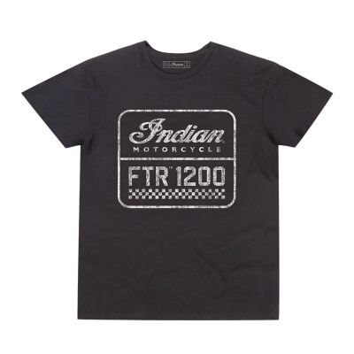 T-SHIRT INDIAN HOMME "FTR™ 1200 LOGO TEE BY INDIAN MOTORCYCLE®" NOIR