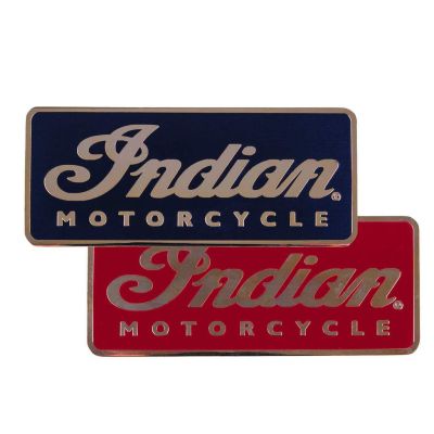 AIMANTS POUR RÉFRIGÉRATEUR AVEC LOGO INDIAN MOTORCYCLE EN RELIEF ENSEMBLE DE 2
